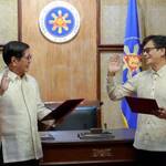 Marcos administers Abalos oath