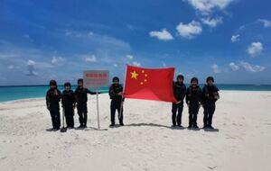 Bandila ng China iwinagayway sa Bajo de Masinloc