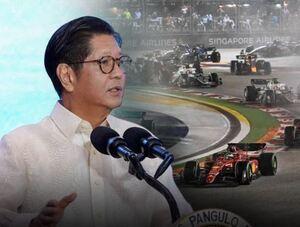 Marcos nasa Singapore para manood  ng F1 Grand Prix?